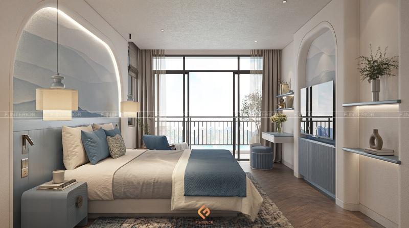thiết kế nội thất phòng ngủ biệt thự