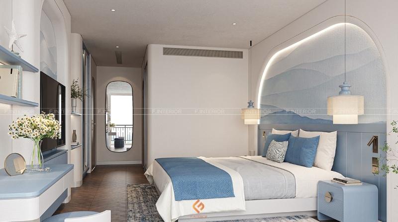 thiết kế nội thất phòng ngủ biệt thự