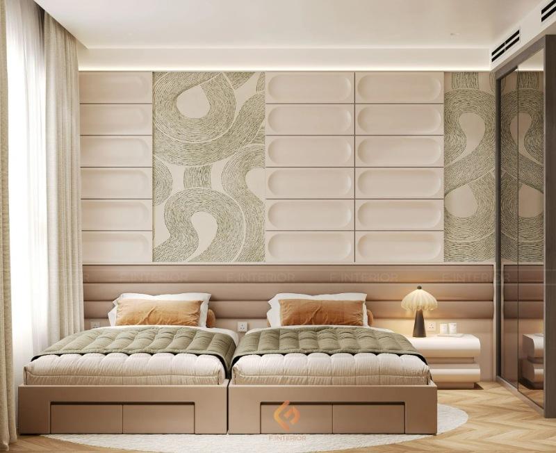 thiết kế nội thất phòng ngủ biệt thự