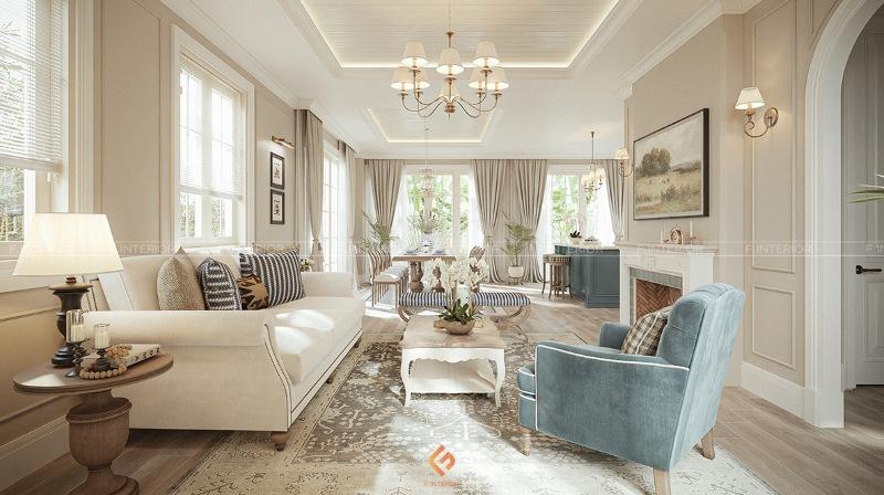 thiết kế nội thất nhà 2 tầng