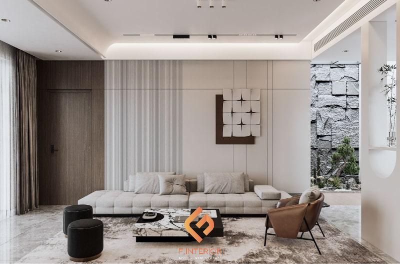 thiết kế nội thất nhà phố 5x20m