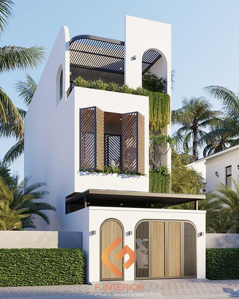 thiết kế nội thất nhà phố 5x20m