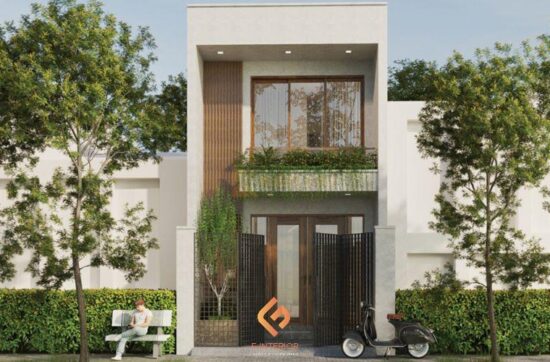 thiết kế nội thất nhà phố 5x20m