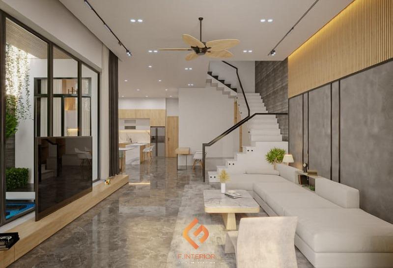 thiết kế nhà ống 2 tầng 80m2