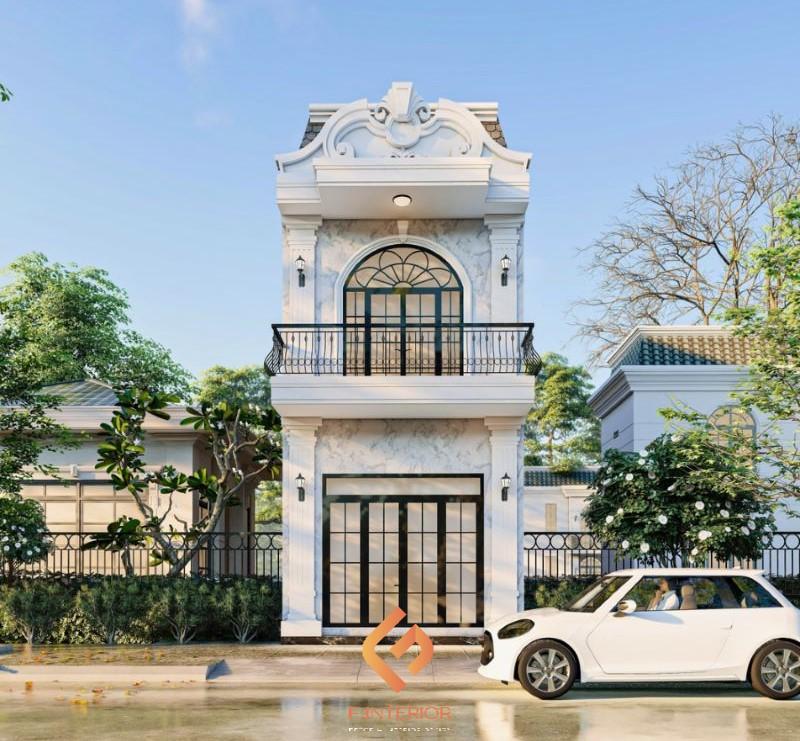 thiết kế nhà ống 2 tầng 80m2