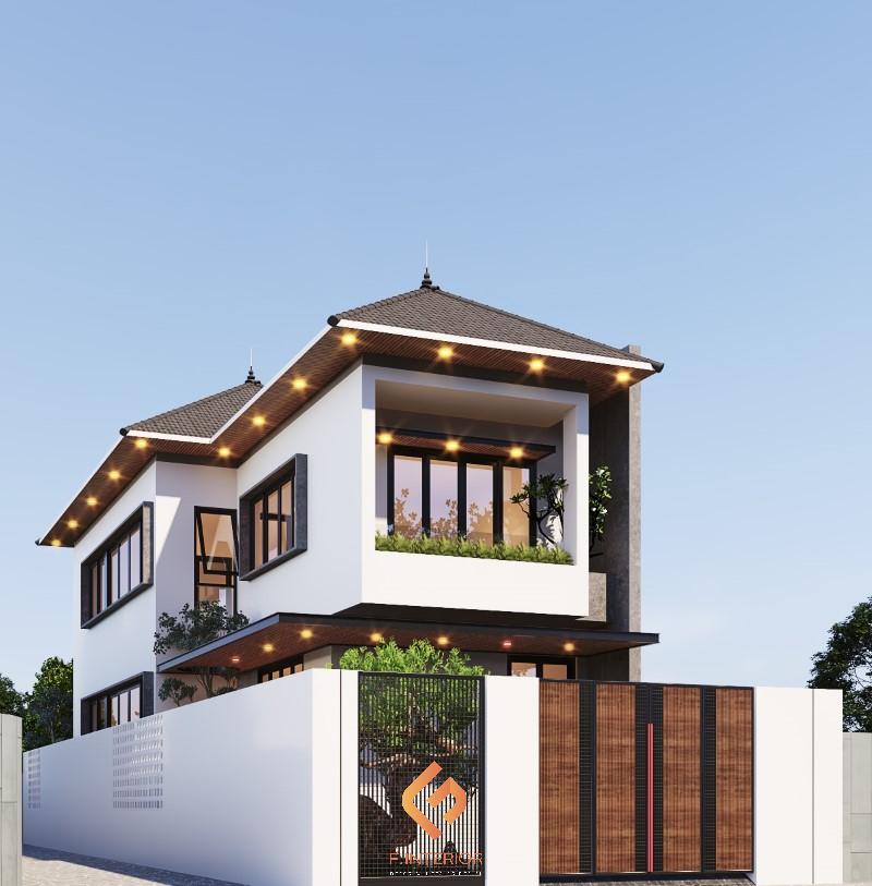 thiết kế nhà ống 2 tầng 80m2