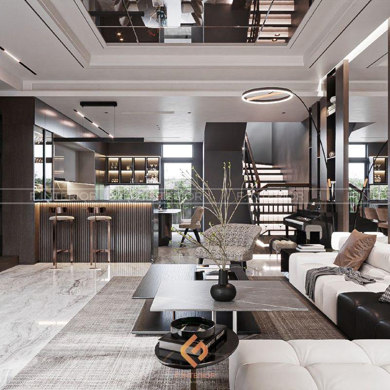 thiết kế nội thất nhà 3 tầng