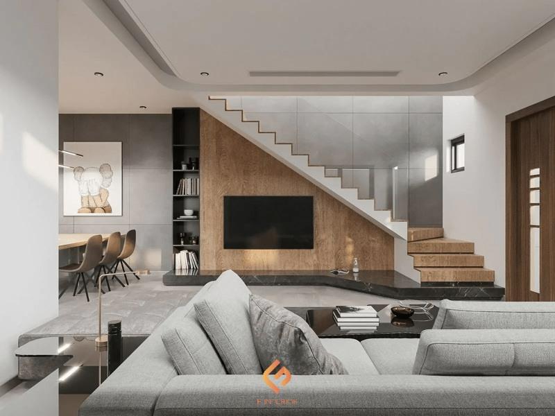 thiết kế nội thất nhà ống 5m