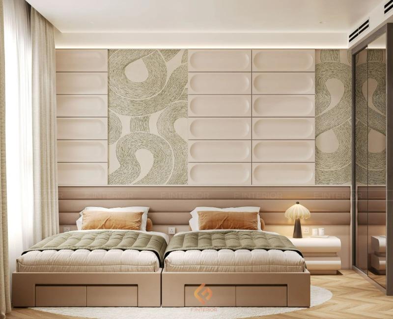 thiết kế nội thất nhà phố 2 tầng