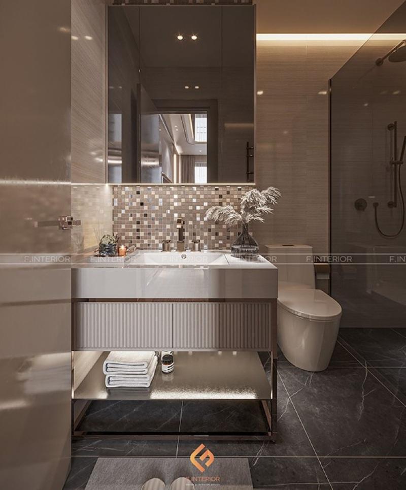 thiết kế nội thất nhà phố 2 tầng