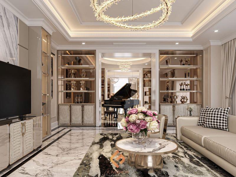 thiết kế nội thất nhà phố 4 tầng