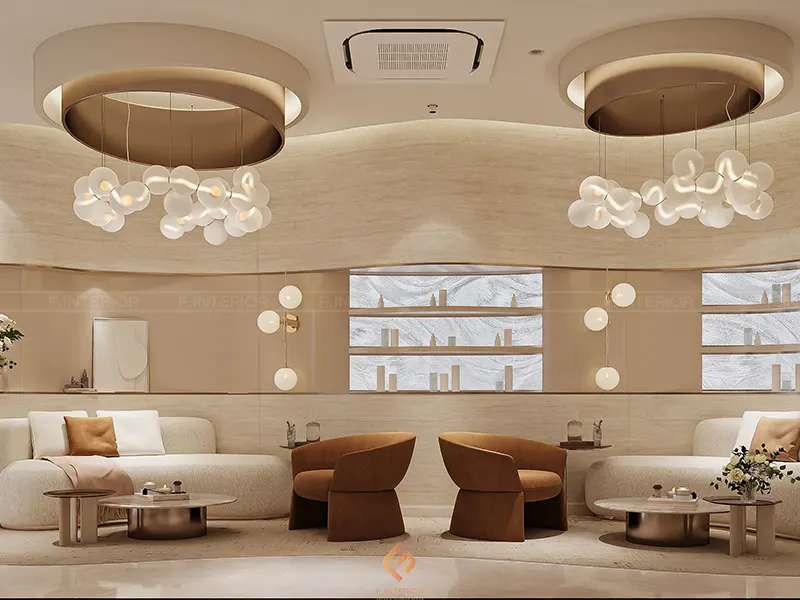 Thiết kế hình khối đường cong hữu cơ thay vì các góc cạnh sắc nhọn để tạo ra cảm giác bao bọc và an toàn Thiết kế hình khối đường cong hữu cơ thay vì các góc cạnh sắc nhọn để tạo ra cảm giác bao bọc và an toàn