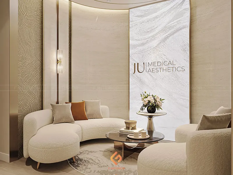 Các góc chờ bán riêng tư để khách hàng có thể có sự riêng tư khi thăm khám Các góc chờ bán riêng tư để khách hàng có thể có sự riêng tư khi thăm khám