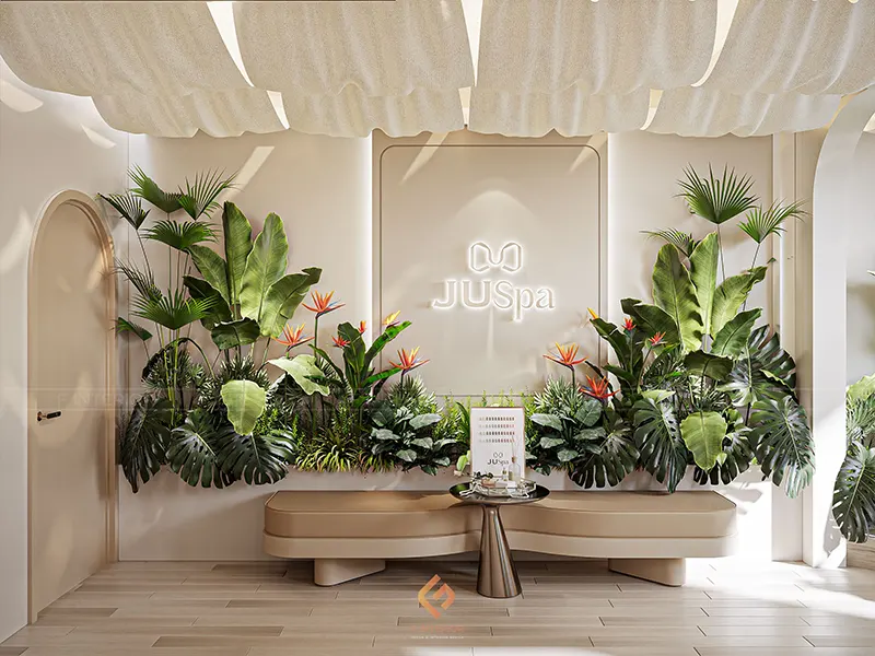 Không gian có nhiều ánh sáng và mảng xanh có khả năng kích hoạt vỏ não trước trán, giúp cơ thể cảm thấy thư giãn Không gian có nhiều ánh sáng và mảng xanh có khả năng kích hoạt vỏ não trước trán, giúp cơ thể cảm thấy thư giãn