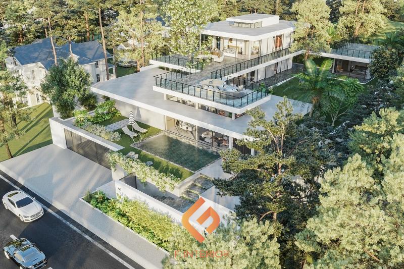 thiết kế nội thất biệt thự nhà vườn