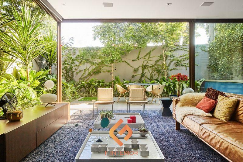 thiết kế nội thất biệt thự nhà vườn