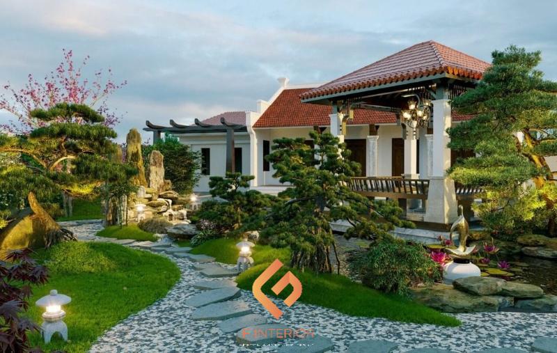 thiết kế nội thất biệt thự nhà vườn
