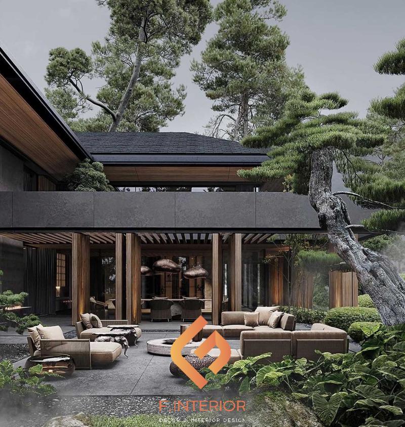 thiết kế nội thất biệt thự nhà vườn