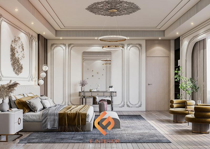 thiết kế nội thất biệt thự tân cổ điển