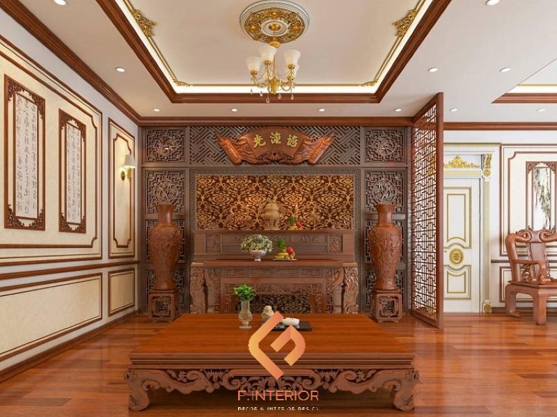 thiết kế nội thất biệt thự tân cổ điển