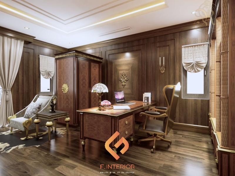 thiết kế nội thất biệt thự tân cổ điển