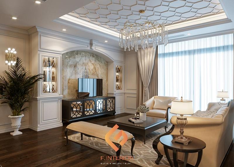 thiết kế nội thất biệt thự tân cổ điển