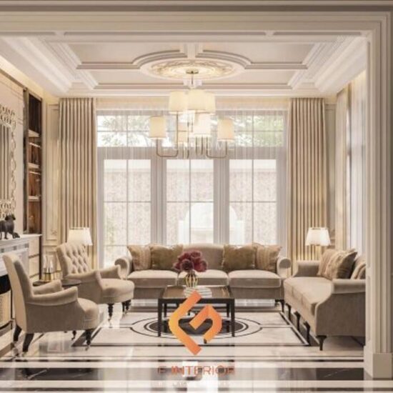 thiết kế nội thất biệt thự tân cổ điển