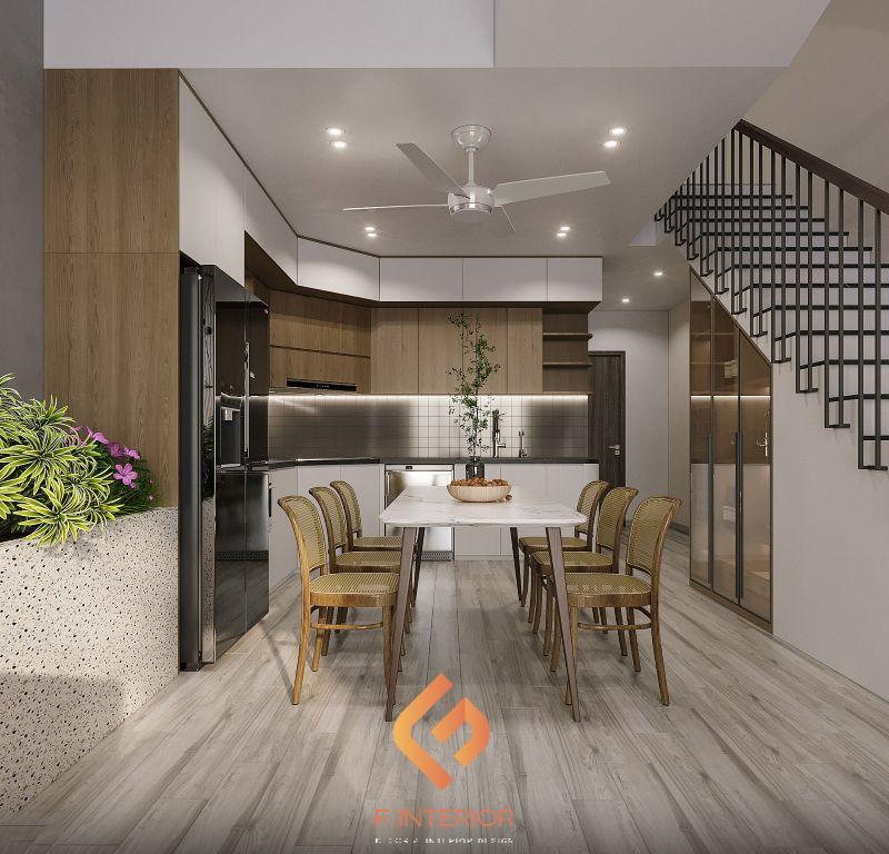 thiết kế nội thất nhà ống mặt tiền 4m