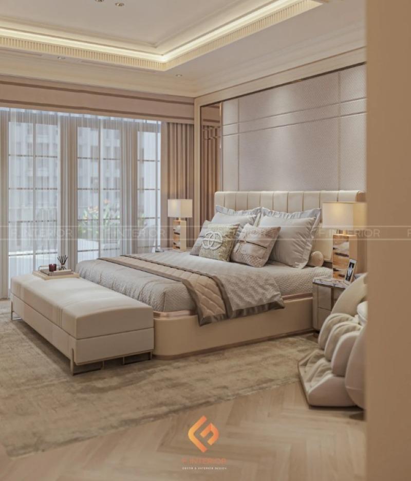 thiết kế nội thất phòng ngủ nhà ống