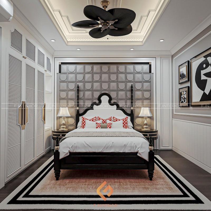 thiết kế nội thất phòng ngủ nhà ống