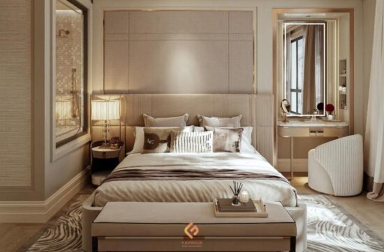 thiết kế nội thất phòng ngủ nhà ống