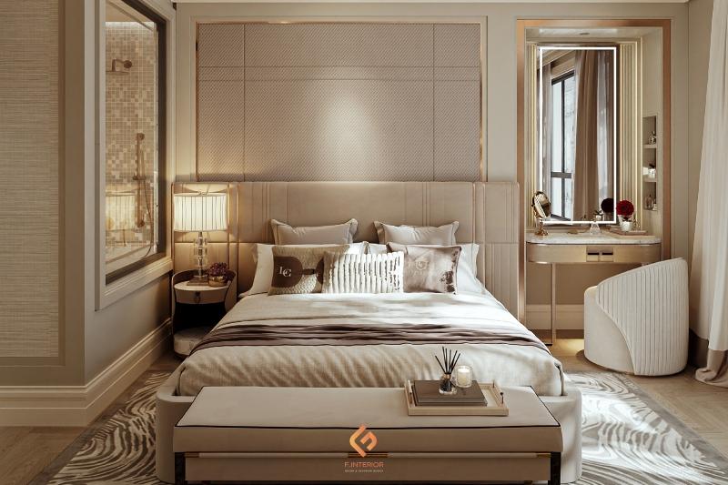 thiết kế nội thất phòng ngủ nhà ống