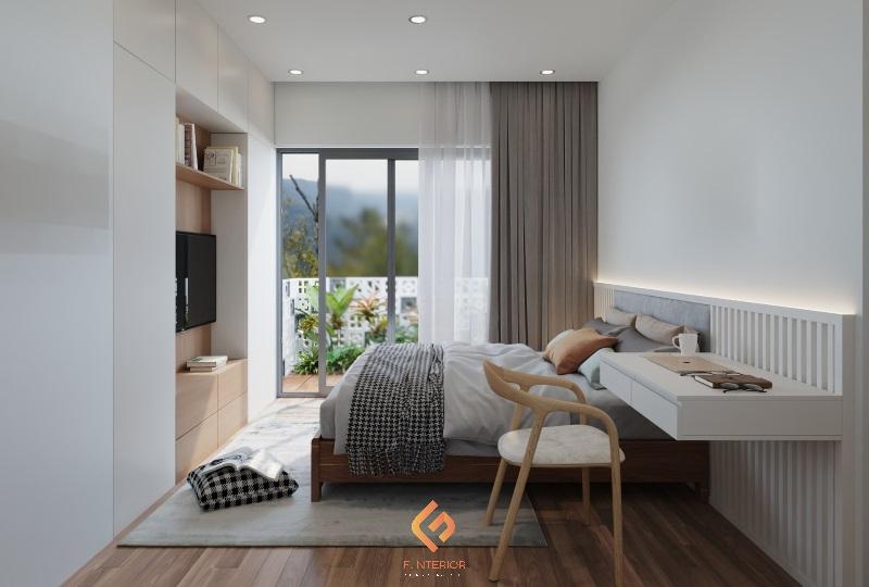 thiết kế phòng ngủ nhà ống