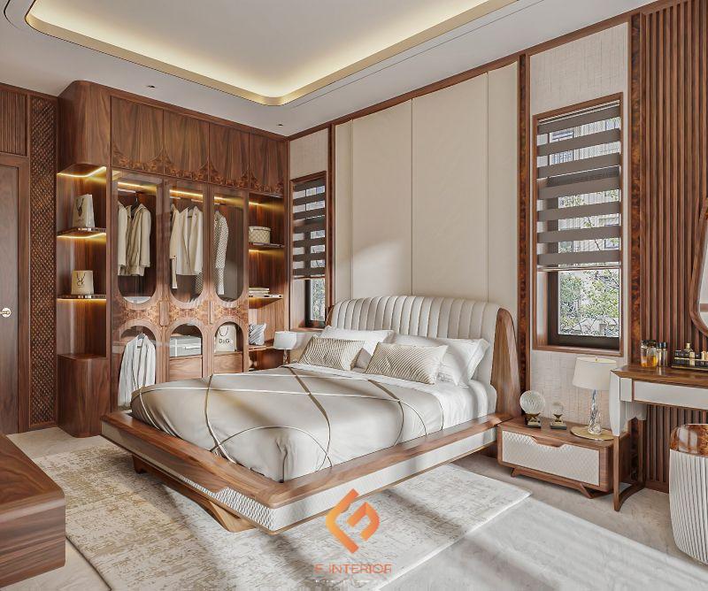 thiết kế phòng ngủ nhà ống